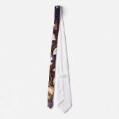 Paars bruin wit Agate-ontwerp Stropdas (Achterkant)