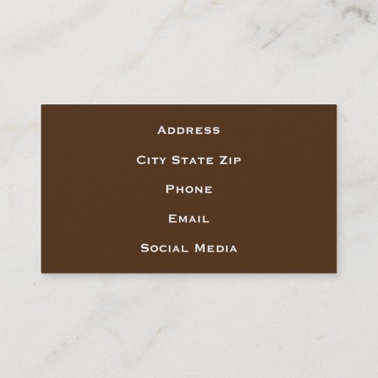 Paars bruin wit Agate-ontwerp Visitekaartje (Achterkant)