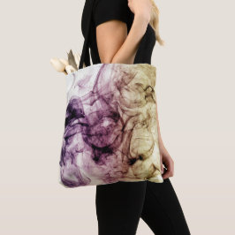 Paars bruine roky stof Abstract Tote Bag