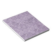 Paars bubbelplastic patroon notitieblok (Schuin)