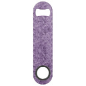 Paars bubbelwikkelpatroon speed flessenopener (Achterkant)