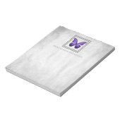 Paars Butterfly - Notitieblok op maat (Linkerzijde)