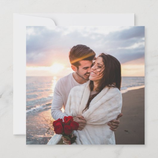 Paars Cactus Waterverf Garden Kaart (Achterkant)