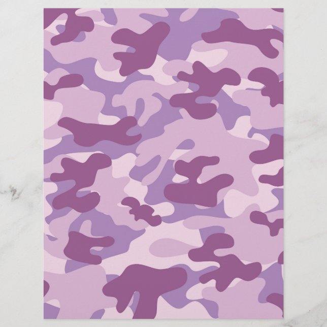 Paars camo-ontwerp (Voorkant)