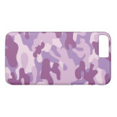 Paars camo-ontwerp Case-Mate iPhone case (Achterkant (Horizontaal))