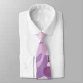 Paars camo-ontwerp stropdas (Gebonden)
