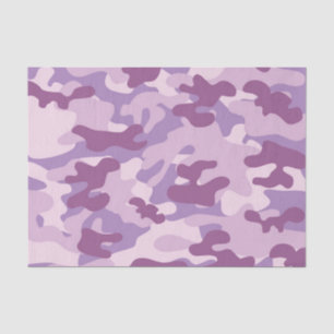Paars camo-ontwerp tissuepapier