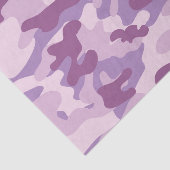 Paars camo-ontwerp tissuepapier (Detail)