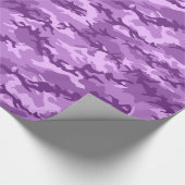 Paars Camouflage-pakpapier Cadeaupapier (Hoek)