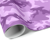 Paars Camouflage-pakpapier Cadeaupapier (Rol Hoek)