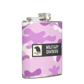 Paars Camouflagepatroon Heupfles (Rechts)