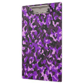 Paars camouflagepatroon klembord (Links)