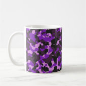 Paars camouflagepatroon koffiemok (Links)