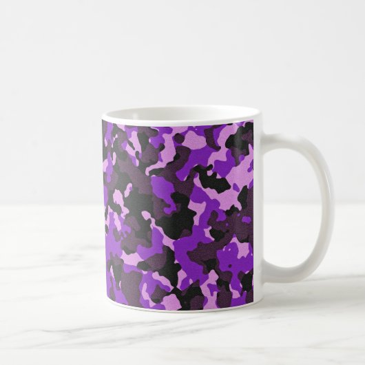 Paars camouflagepatroon koffiemok (Rechts)