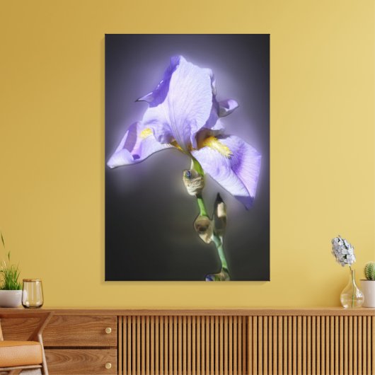paars canvas afdruk (Insitu (Woonkamer))