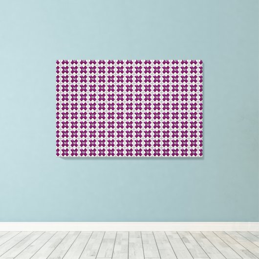 Paars Canvas Afdruk (Insitu (Houten vloer))