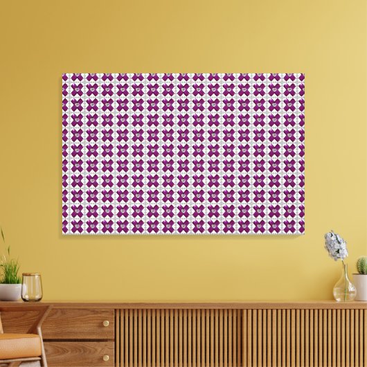 Paars Canvas Afdruk (Insitu (Woonkamer))