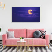 Paars Canvas Afdruk (Insitu (Woonkamer))