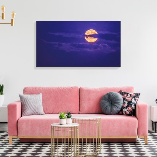 Paars Canvas Afdruk (Insitu (Woonkamer))