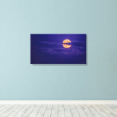 Paars Canvas Afdruk (Insitu (Houten vloer))