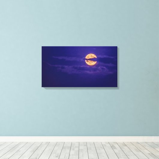 Paars Canvas Afdruk (Insitu (Houten vloer))