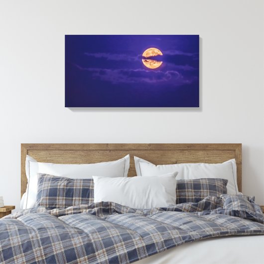 Paars Canvas Afdruk (Insitu (Slaapkamer))