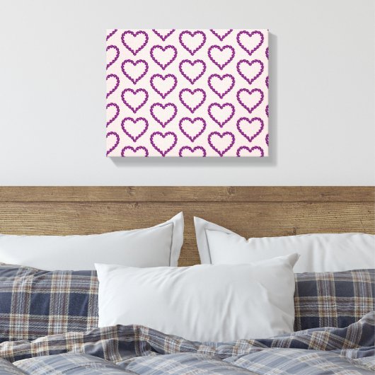 Paars Canvas Afdruk (Insitu (Slaapkamer))