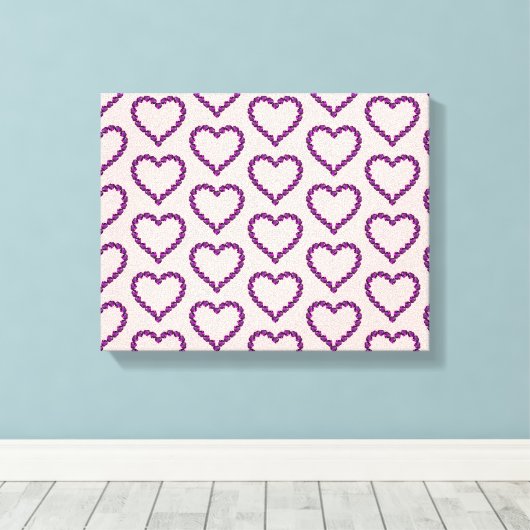 Paars Canvas Afdruk (Insitu (Houten vloer))