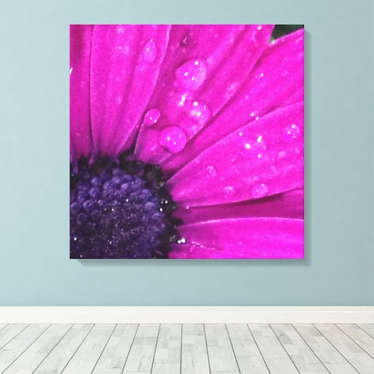 Paars Canvas Afdruk (Insitu (Houten vloer))