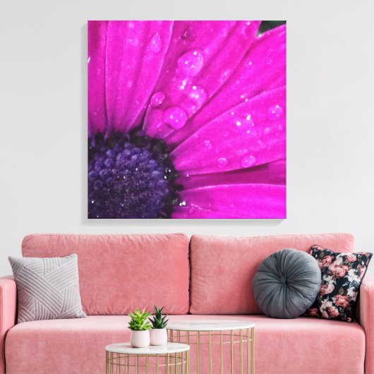 Paars Canvas Afdruk (Insitu (Woonkamer))