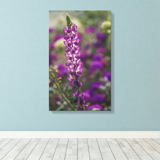 Paars Canvas Afdruk (Insitu (Houten vloer))