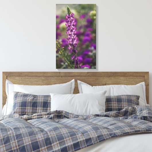 Paars Canvas Afdruk (Insitu (Slaapkamer))