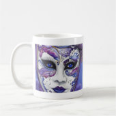 Paars carnavalmasker door PSOVART Koffiemok (Links)