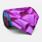 Paars carnavalskostuum stropdas (Opgerold)