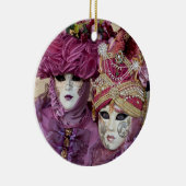 Paars carnavalskostuum, Venetië Keramisch Ornament (Rechts)