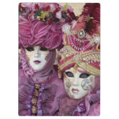 Paars carnavalskostuum, Venetië Klembord (Achterkant)