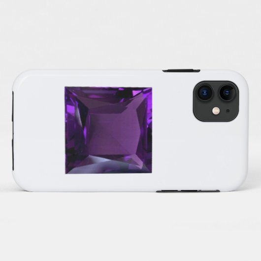 Paars Case-Mate iPhone Case (Achterkant (horizontaal))