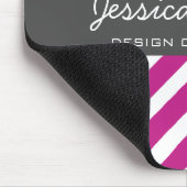 Paars Chevron Mousepad | TBM Muismat (Hoek)