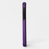 Paars Chevron Pattern Wooden Case-Mate iPhone Case (Achterkant/links)