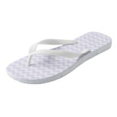 Paars Chevron Teenslippers (Schuin)