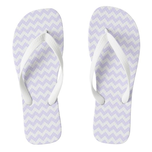Paars Chevron Teenslippers (Voetbed)