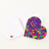 Paars | Chic Multikleur Notitieboek (Binnen)