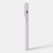 Paars | Chic Strepen Monogram iPhone Hoesje (Linkerkant)