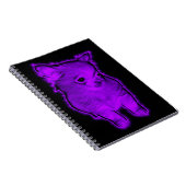 Paars Chihuahua Notitieboek (Rechterzijde)