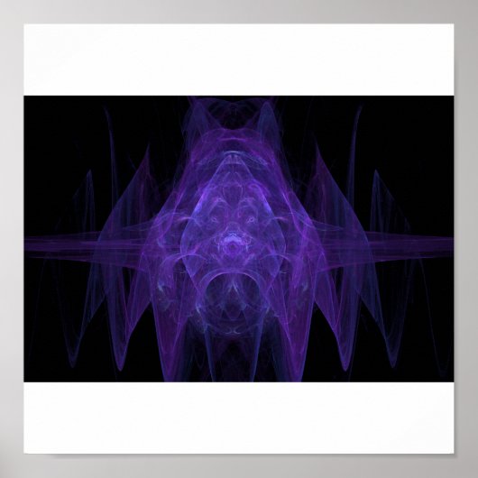 Paars cijfer poster (Voorkant)