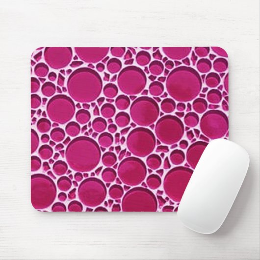 Paars cirkelontwerp muismat (Met muis)