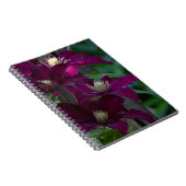 Paars Clematis Notitieboek (Rechterzijde)