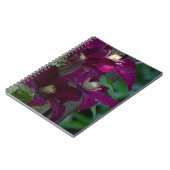 Paars Clematis Notitieboek (Linkerzijde)