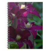 Paars Clematis Notitieboek (Voorkant)