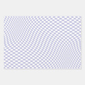 Paars controleringspatroon met wieltjes inpakpapier vel (Voorkant 3)